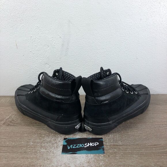 Vans SK8 Hi Del Pato MTE Scotchgard 3M Black Ankle Boots Women's 9 721454 - Picture 4 of 8